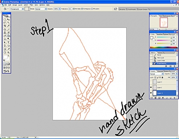 Creation of turn the page: Step 2